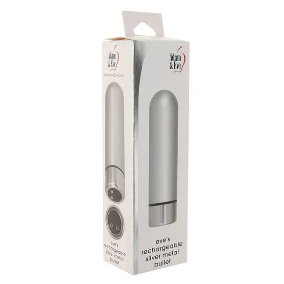 Adam & Eve's Rechargeable Silver Bullet Messager - Picture 1 of 6